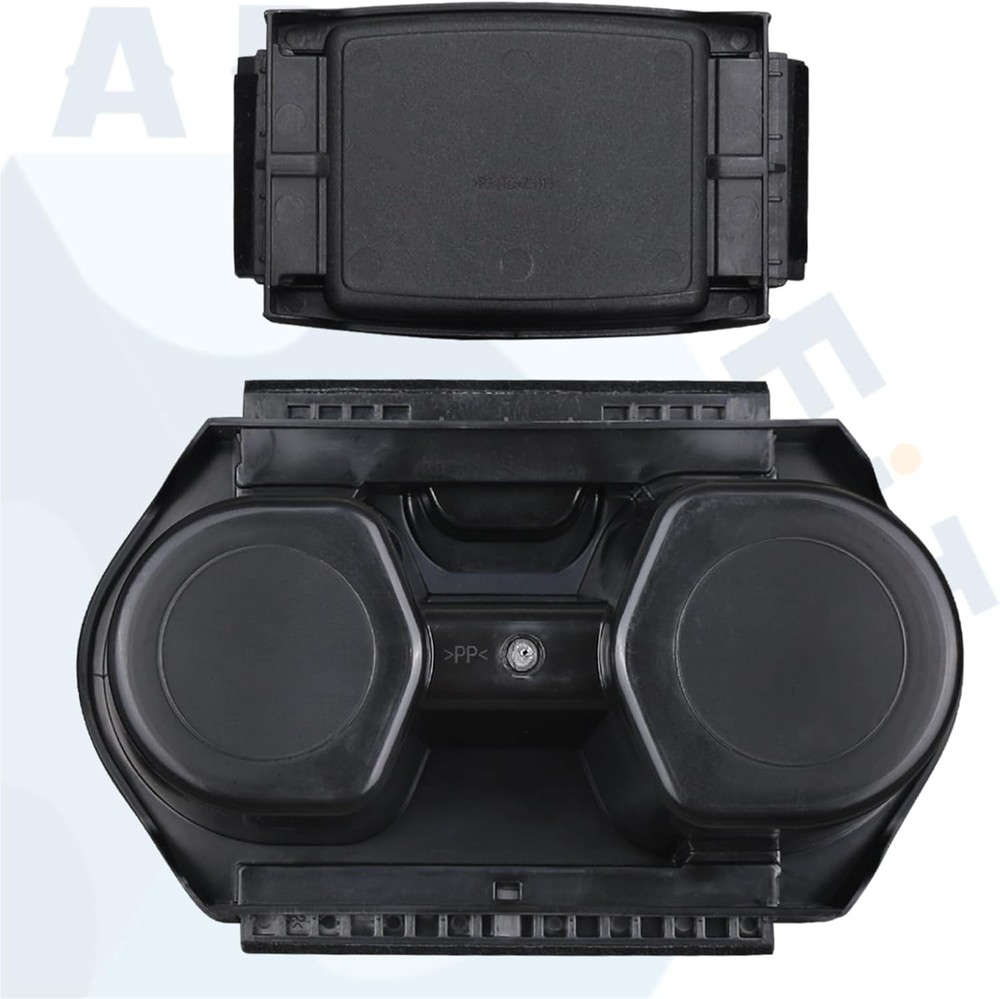 Civic Cup Holder Insert & Coin Tray for Center Console Black