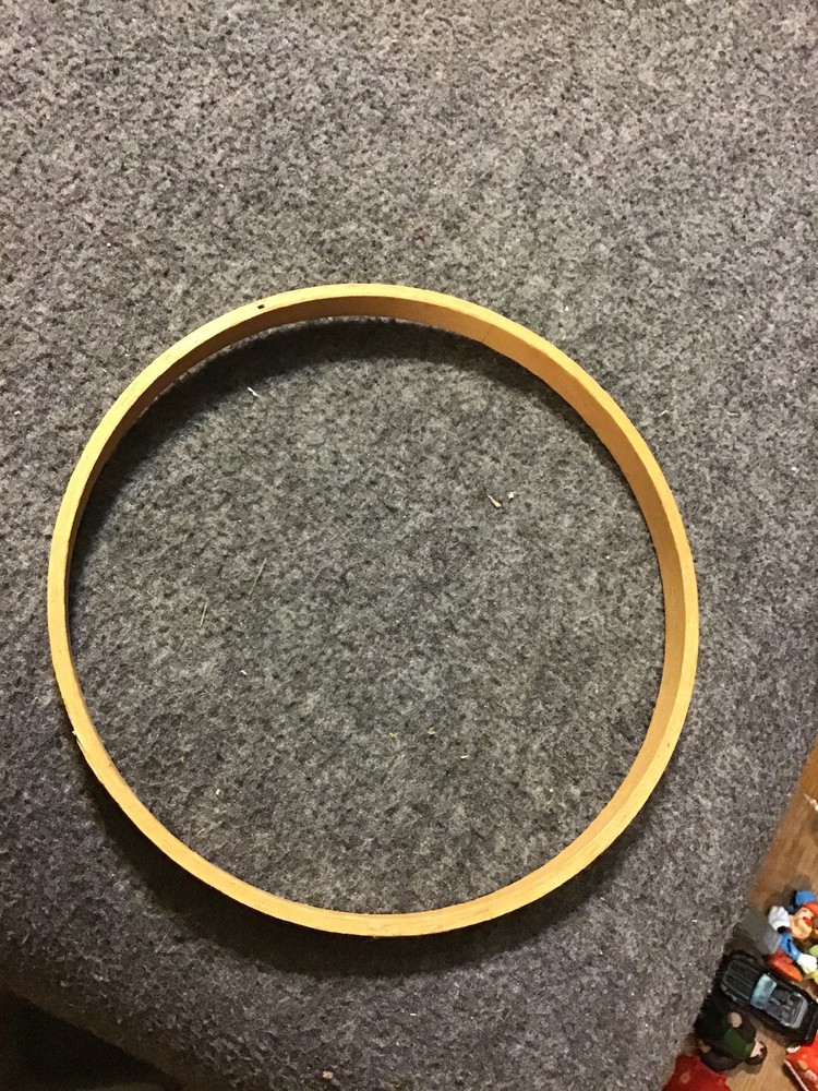 WOODEN HOOPS - 6”