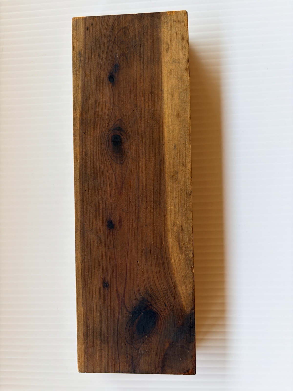 ProEdge Sharpening Stone Original Brown Gray with Wooden Storage Box Wood Handle