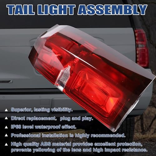 Tail Light Assembly Compatible with 2015-2020 Right Passenger Side