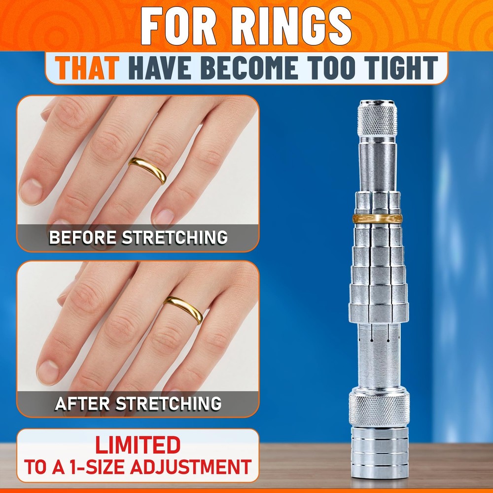Ring Stretcher Tool Kit for Sizes 6-10 – Expander Metallic