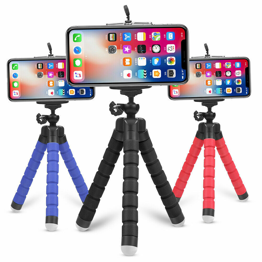 Adjustable Tripod Stand Flexible Octopus Phone Holder for iPhone Camera Bracket