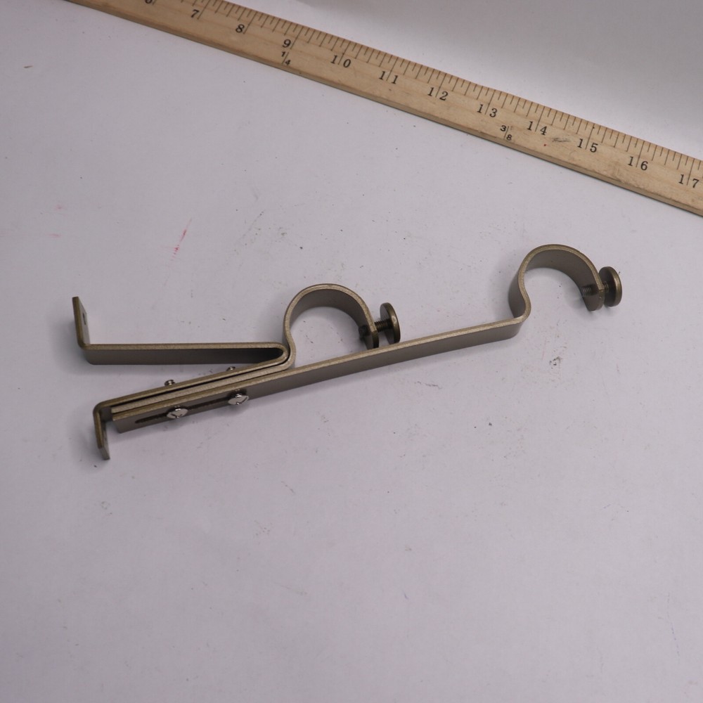 Urbanest Adjustable Double Rod Bracket Antique Gold 1202748