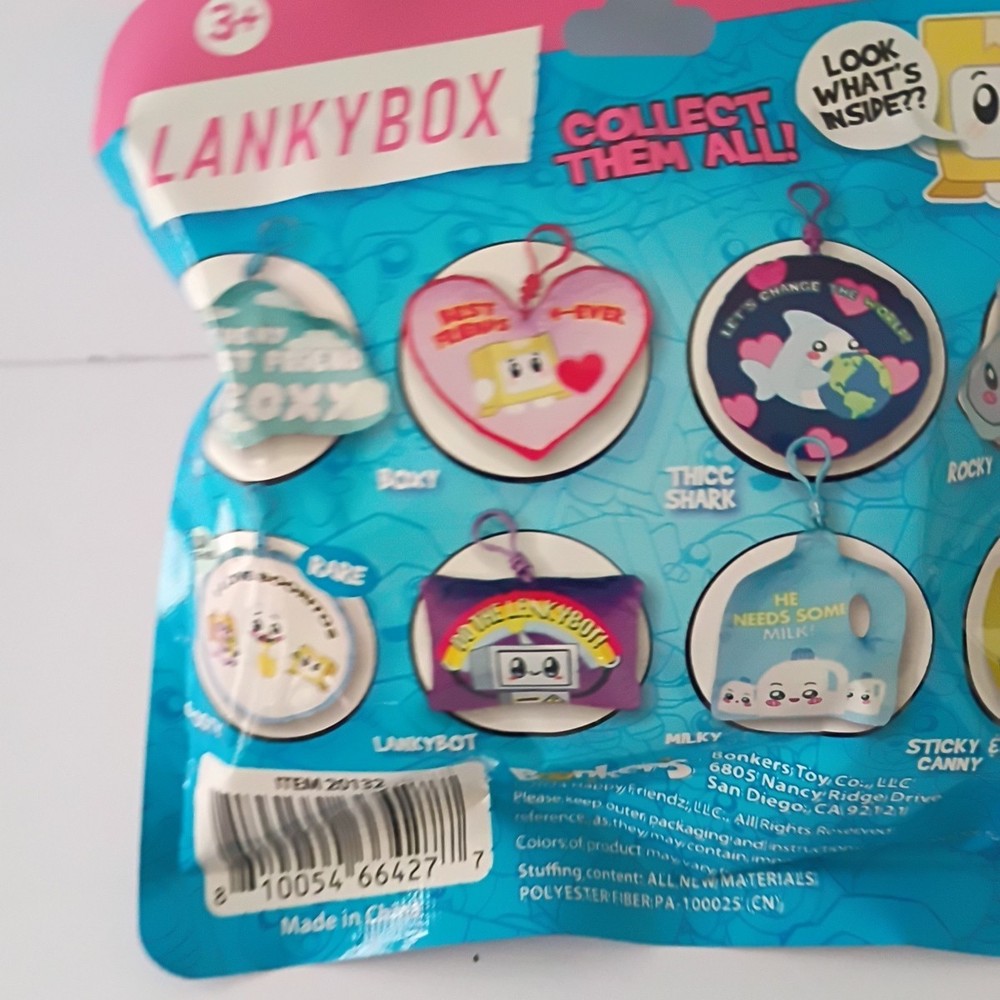 Lankybox Mystery Keychain Plushie Mystery Mystery