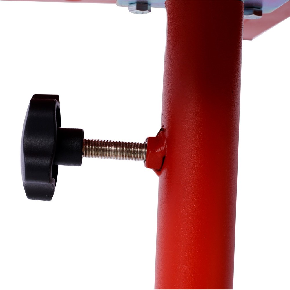 Heavy Duty 220LBS Adjustable Tear Down Work Table with Drawer, Red