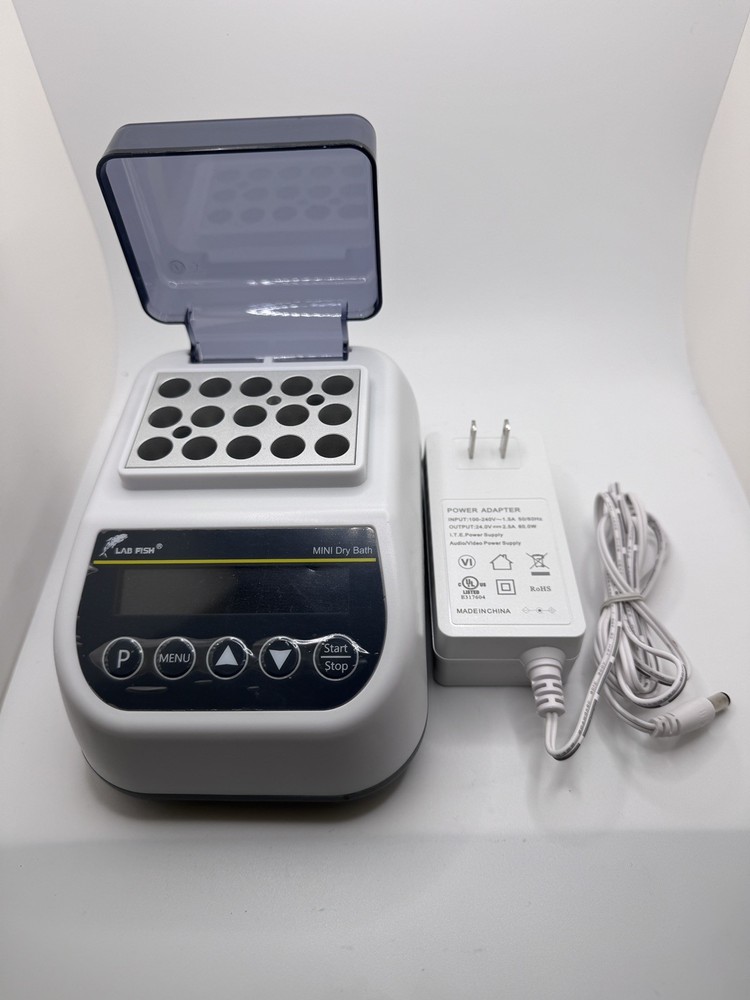 Lab fish Mini Dry Bath: Model MDB100; with power adapter