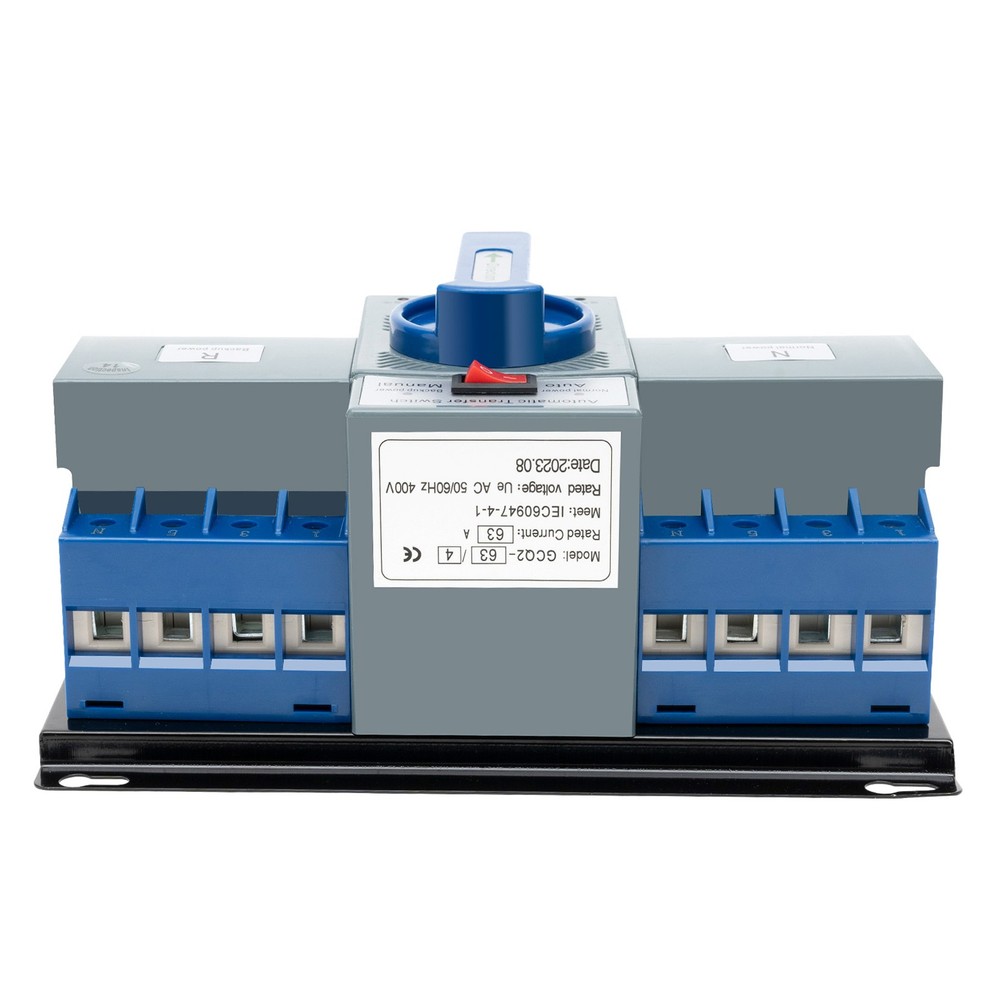 Dual Power Automatic Transfer Switch kit 63 A 4P ATS Generator Changeover Switch