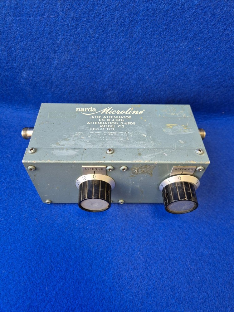 Narda Microline 712 Step Attenuator 0-69dB DC-12.4GHz