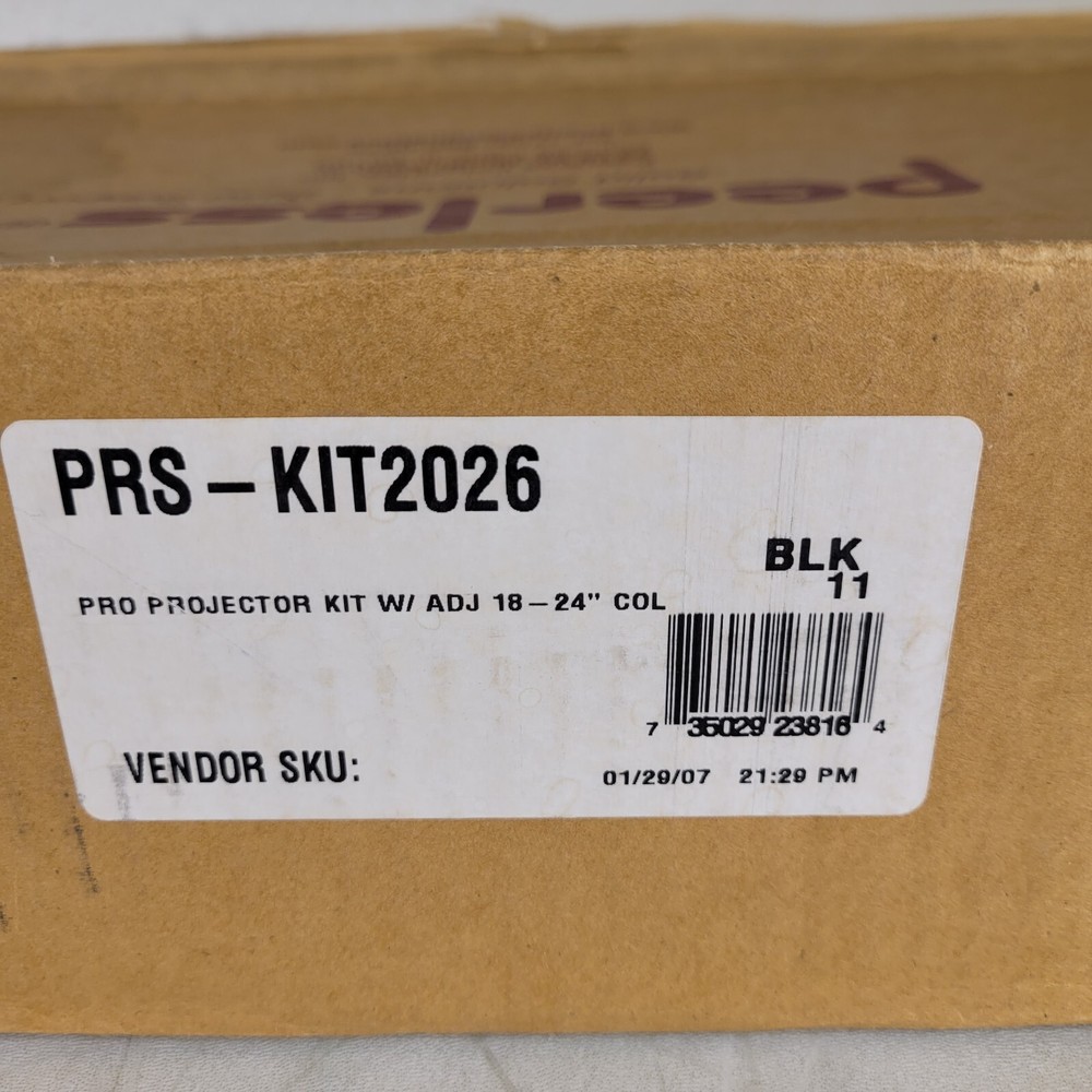 Peerless Industries PRS-KIT2026 Adjustable Projector Ceiling Mount 18-24" Column