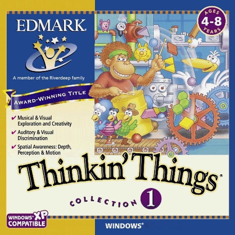Thinkin' Things Collection 1 Ages 4-6 Edutainment PC Software Sealed New