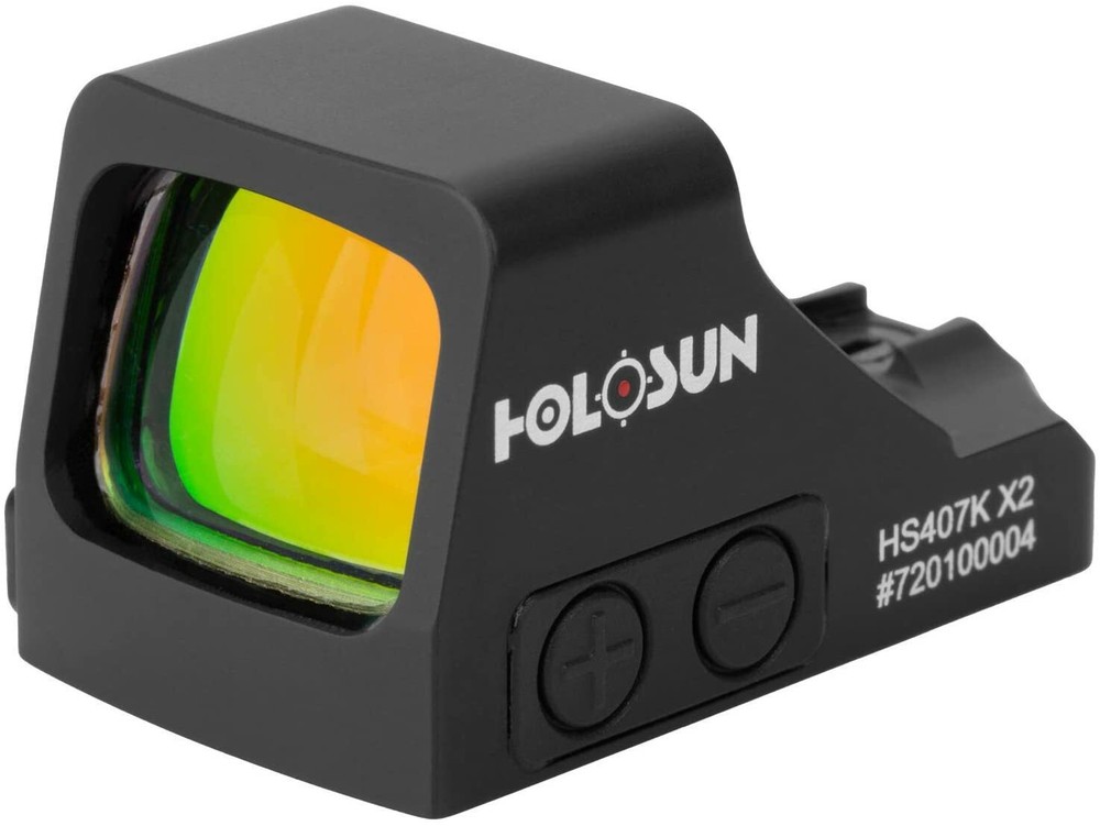 Holosun Classic Open Reflex Red Dot Sight 6 MOA Dot, Black - HS407K X2