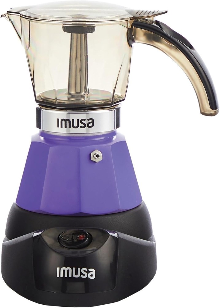 3/2cup Electric Espresso Maker Purple