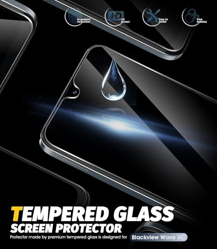 (3 Pack) Tempered Glass Screen Protector Compatible for Cricket Icon 2026 /