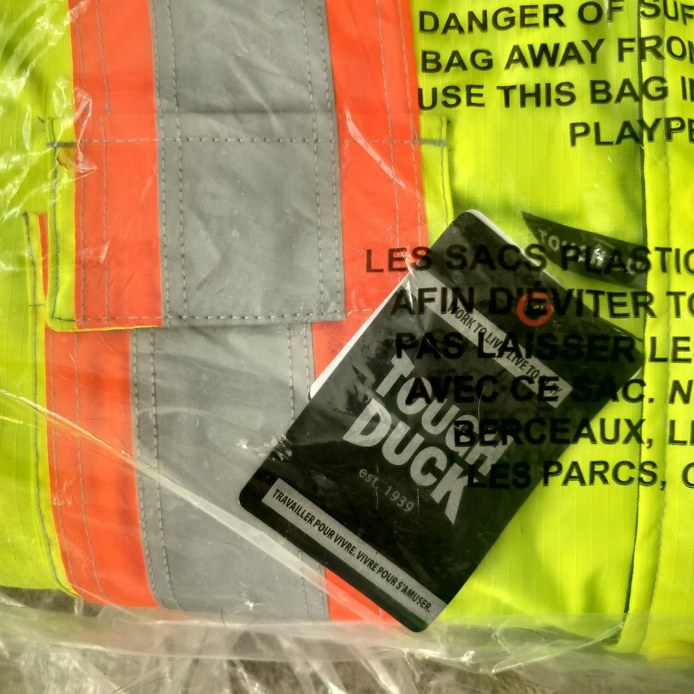 Tough Duck S245 Class 3 HiVis 300D Ripstop Fleece Lined Jacket