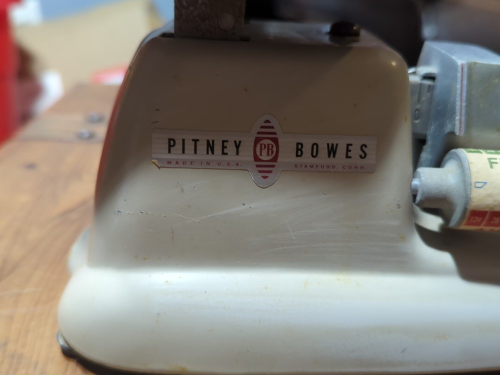 Vintage Pitney Bowes Postage Scale Mechanical Postal Scale Air,Third,1st Class