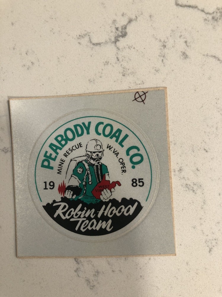 coal mining stickers nice older coal company
