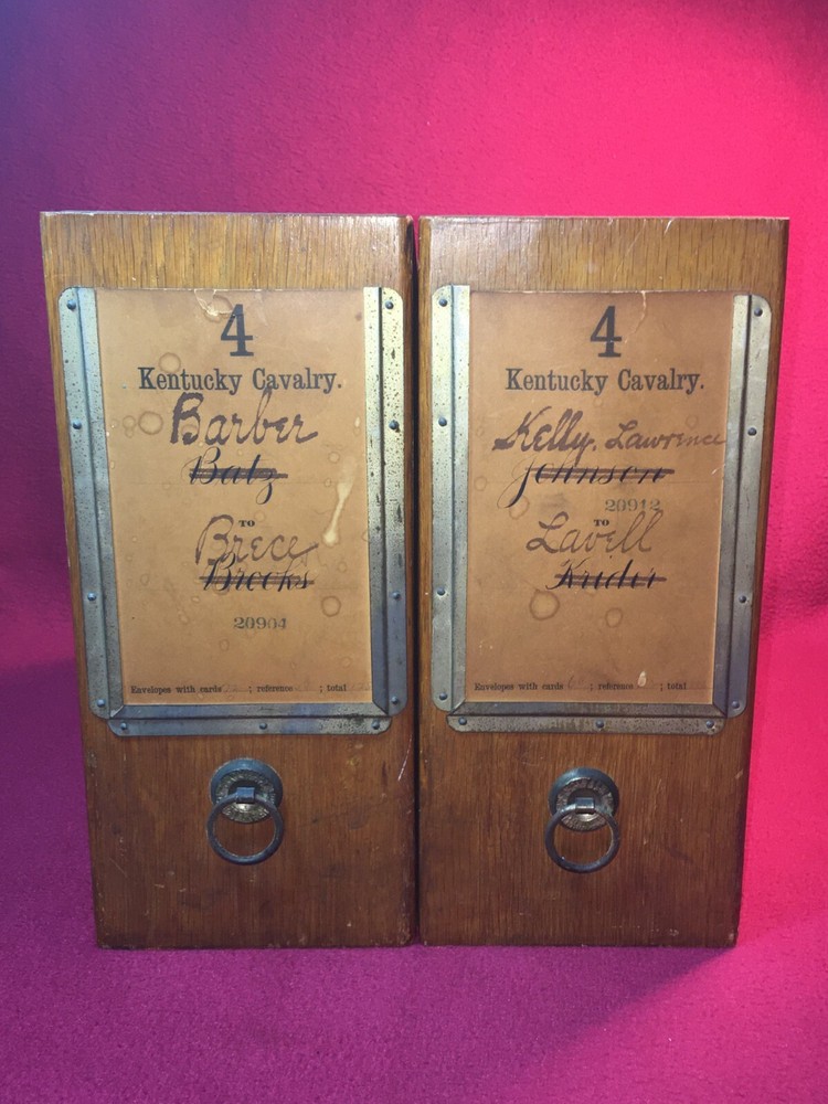 1880s Woodruff's File Two Holders