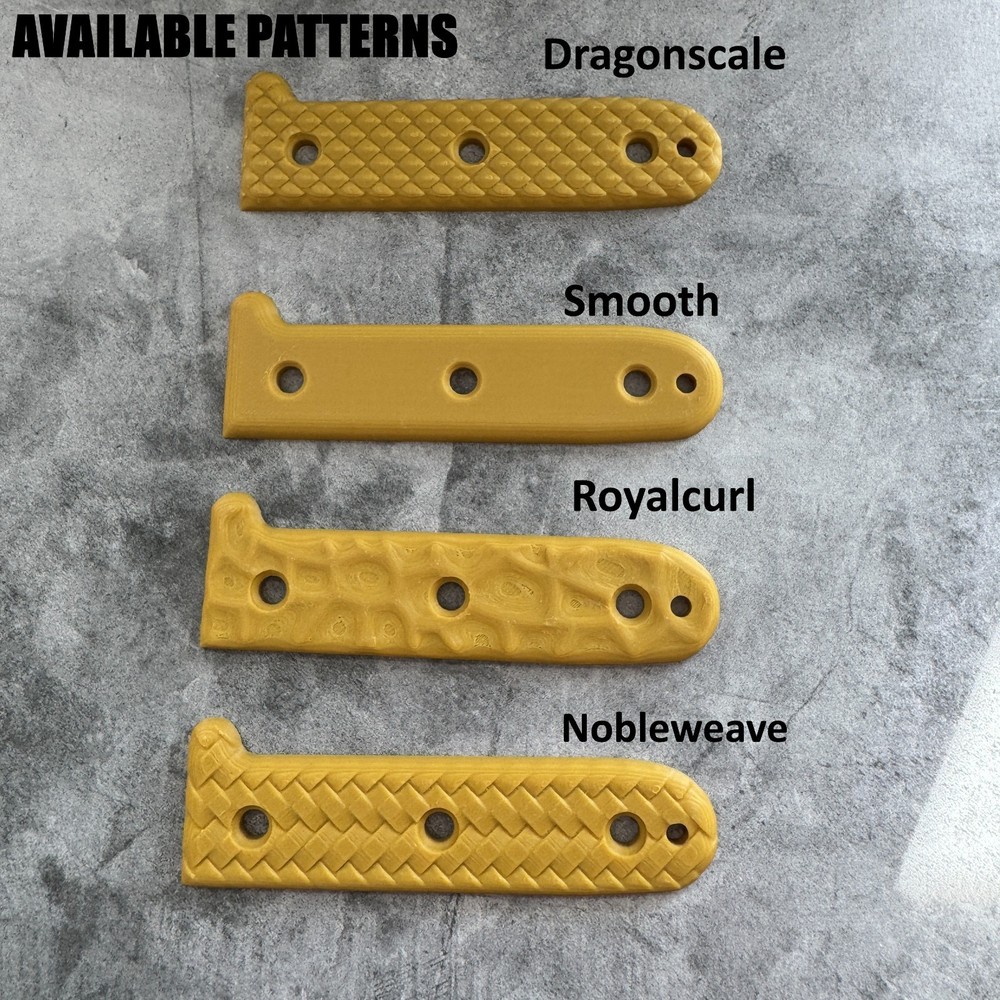 Various designs handles scales compatible with ESEE PR4 knife