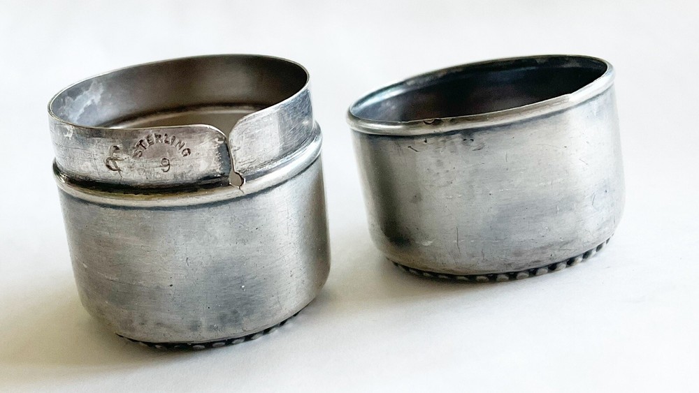 Antique Sterling Thread Box