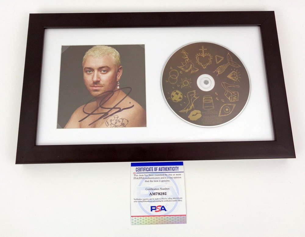 Sam Smith Signed Autograph Gloria CD Framed PSA/DNA COA