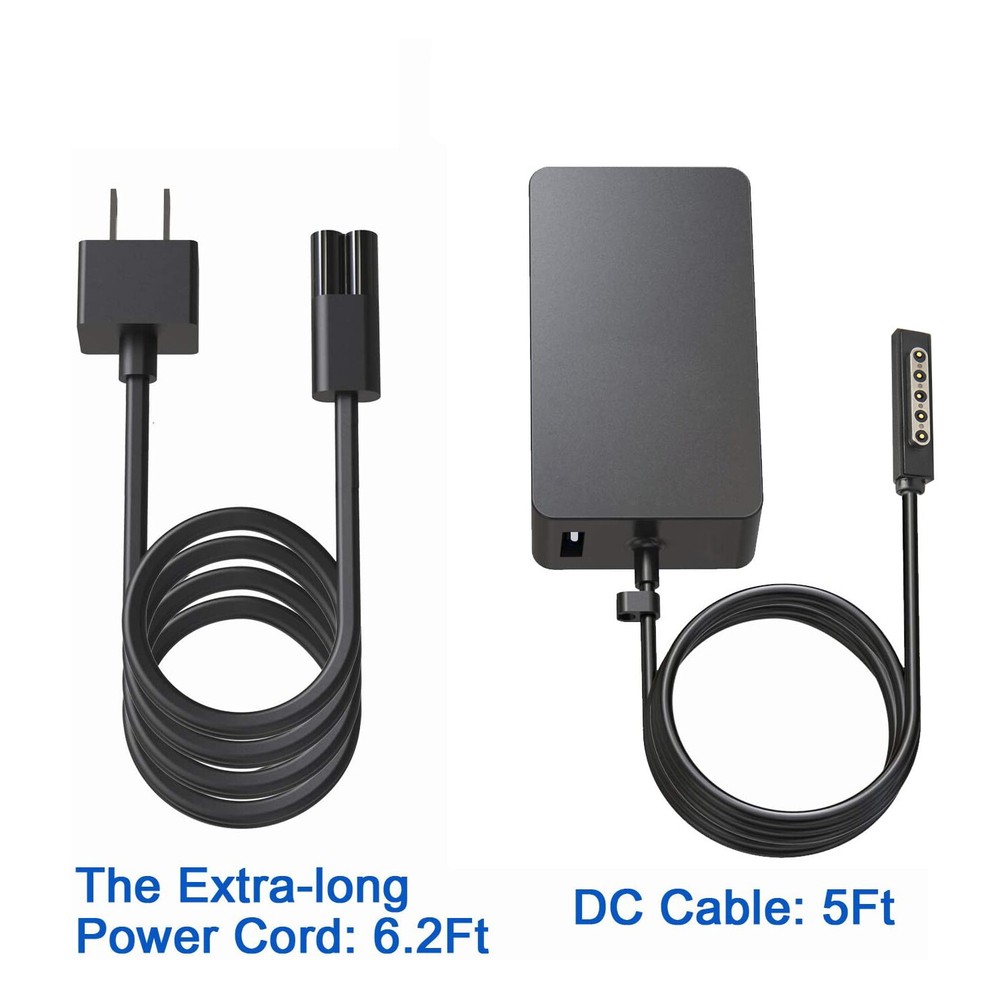 For Microsoft Surface 2 3 /Pro 1 2 /Book/ RT/ Power Charger AC Adapter