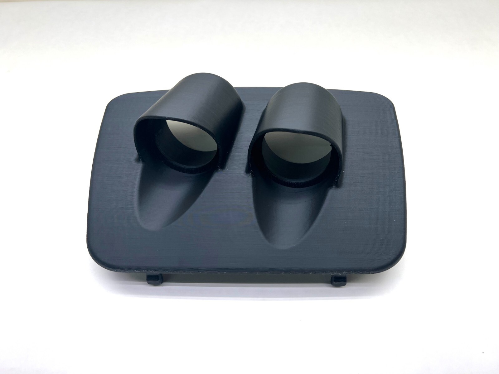 DUAL CENTER GAUGE PODS -2002-2007 Subaru WRX STI Impreza Gauge Pods - ABS Black