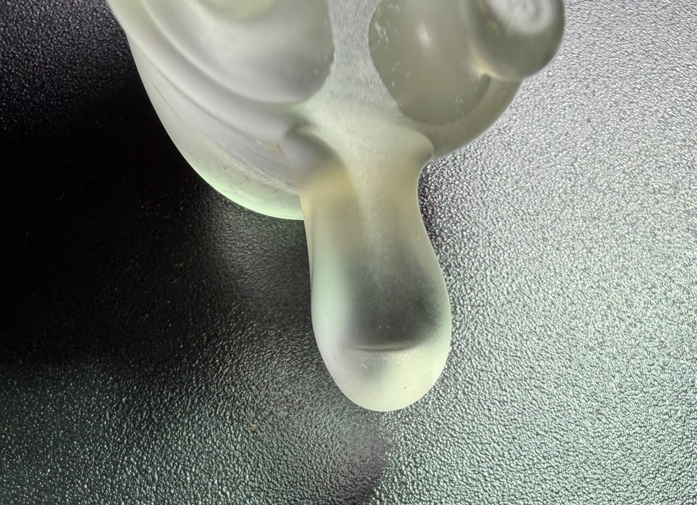 Frosted Turtle Figurine
