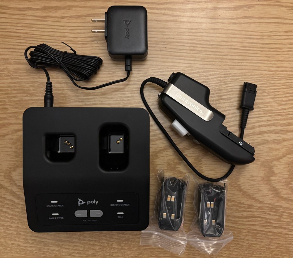 Plantronics Poly CA22CD-SC Push to Talk PTT Headset Adapter