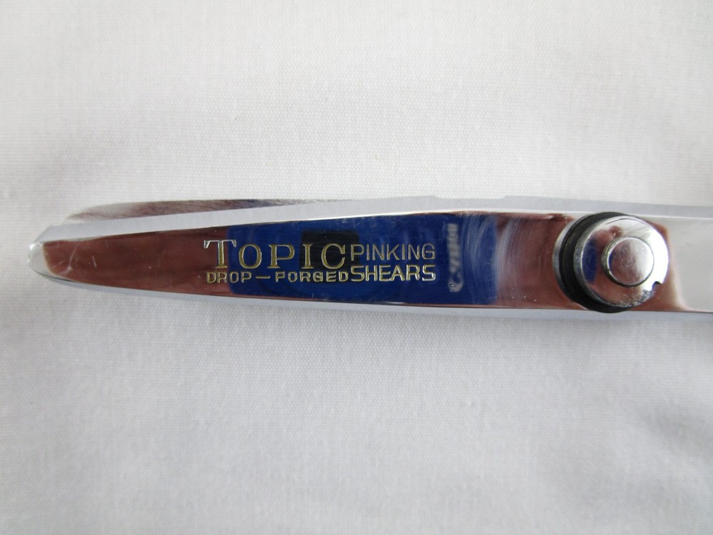 Topic Pinking Shears Zig Zag Scissors 10M #2 Original Trade Mark Box
