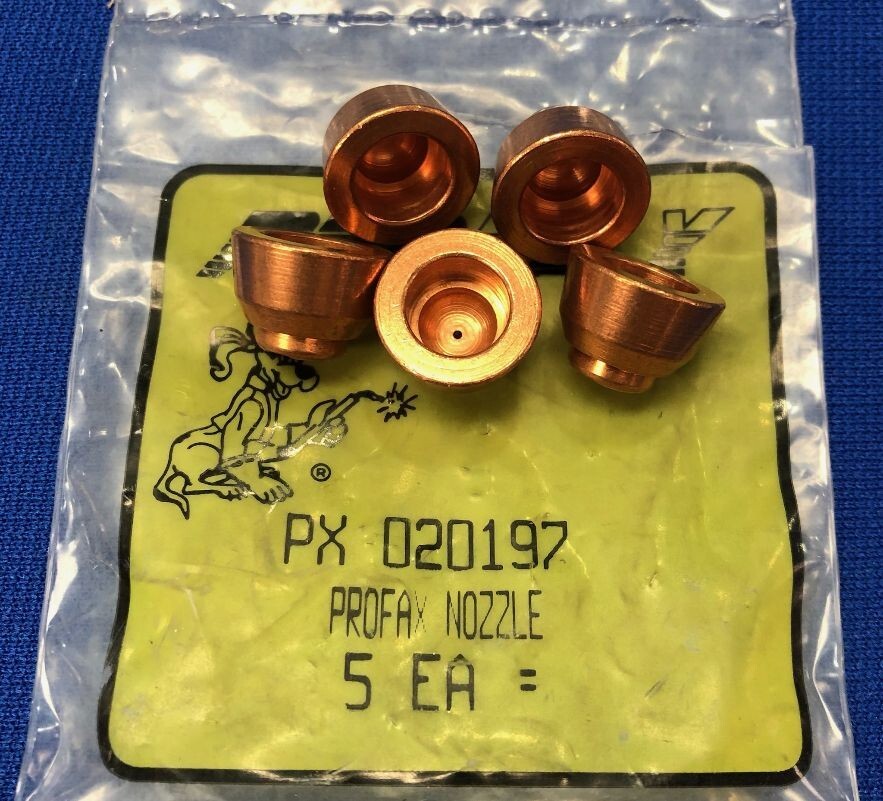 (5) Profax 020197 plasma cutter tip Max 40  40 AMP Hypertherm