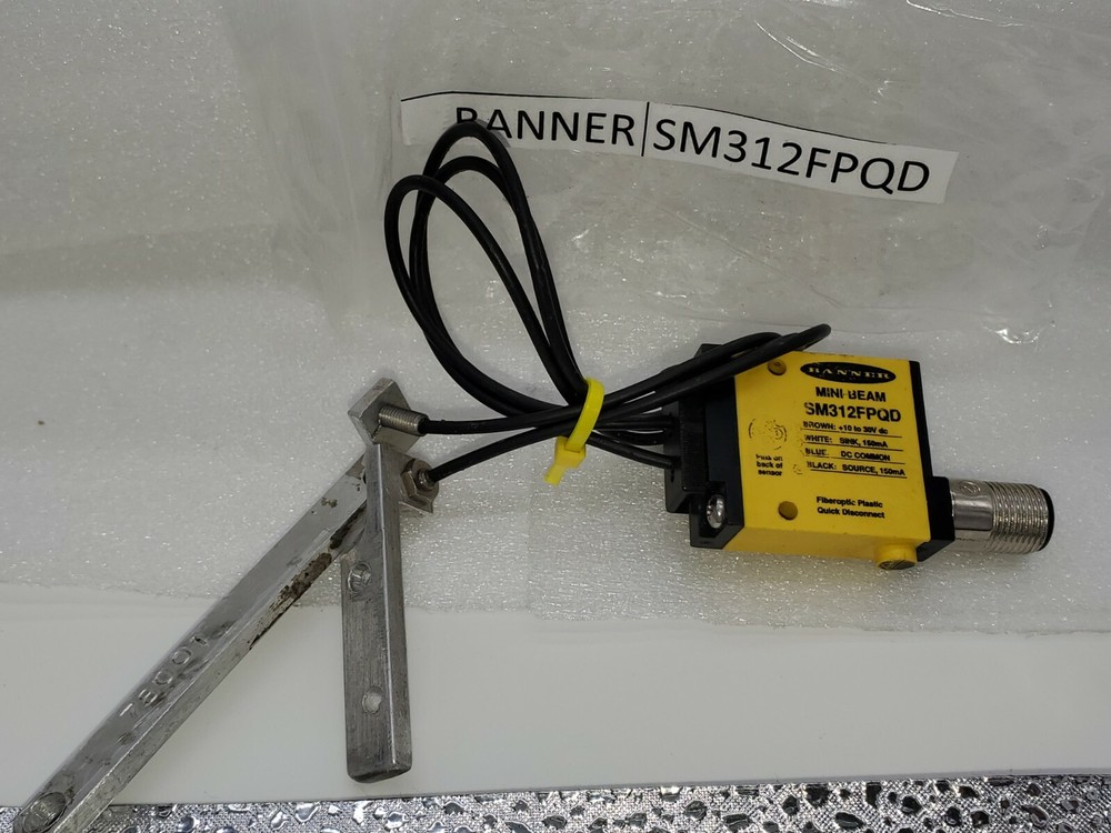 BANNER ENGINEERING  SM312FPQD MINI-BEAM FIBER OPTIC AMPLIFIER