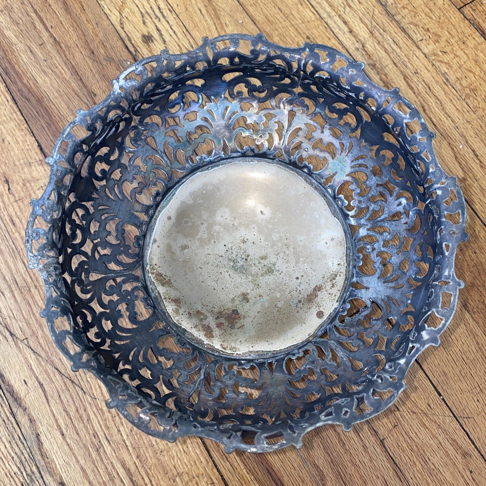 19th Century Forbes Silverplate Footed Bowl