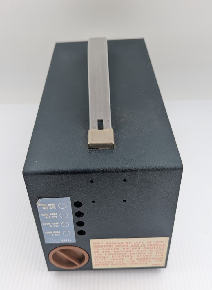 EICO Model 888 Auto Analyzer Engine Analyzer Meter Manual Untested As Is