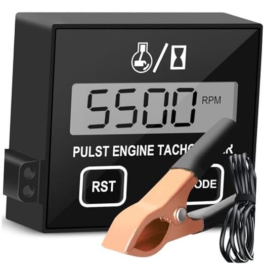 Chainsaw Tachometer-Digital Tachometer Tach Gauge Small Engine Tachometer