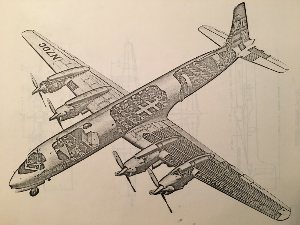 Douglas DC-7C Study Guide Manual