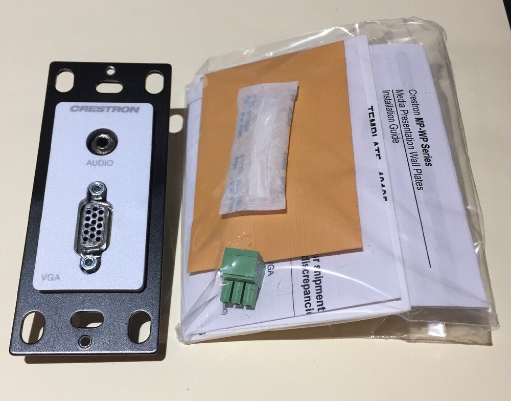 Crestron MP-WP130-W. Media Presentation Wall Plate