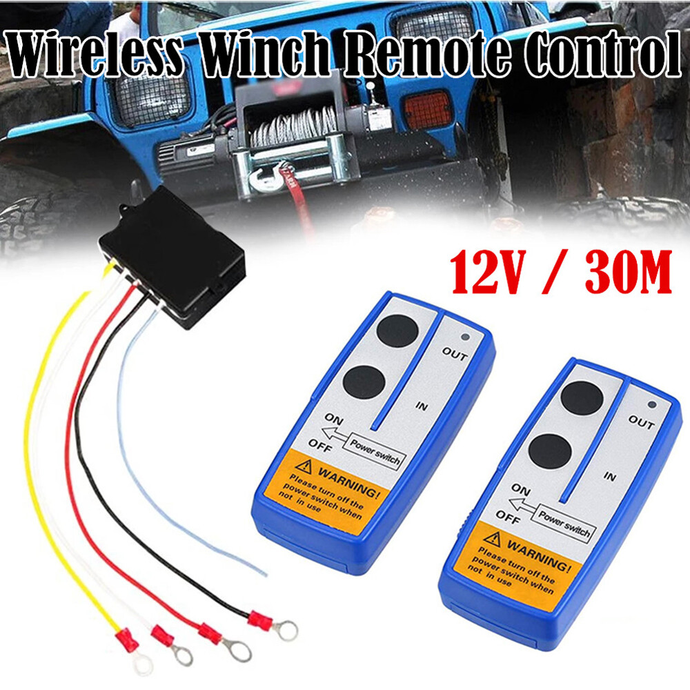12V 150ft Winch Remote Wireless Control Switch Handset Kit For ATV SUV UTV