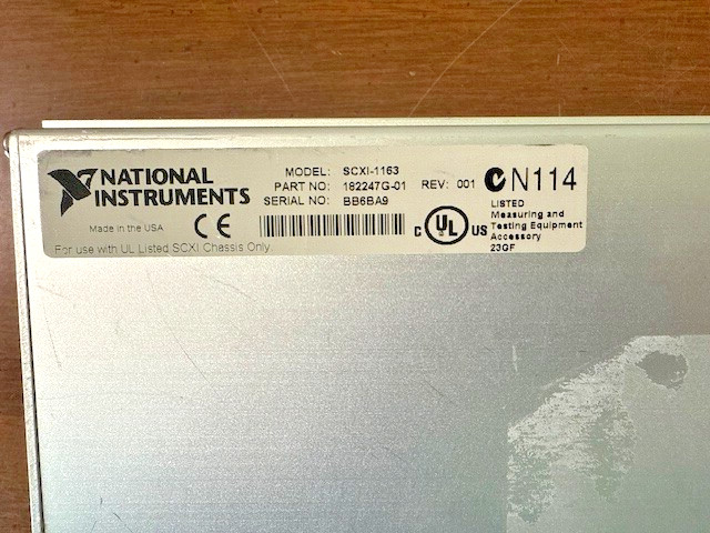 National Instruments SCXI-1163 Digital Output Module 32-Channel Optically Isolat