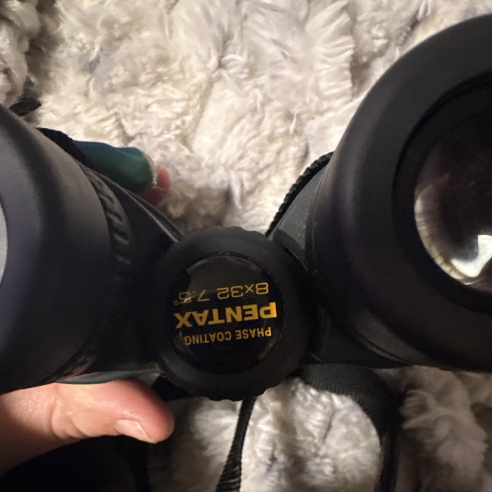 PENTAX 8x32 DCF SP Binoculars Phase Coating 8x 32mm Black Case Strap