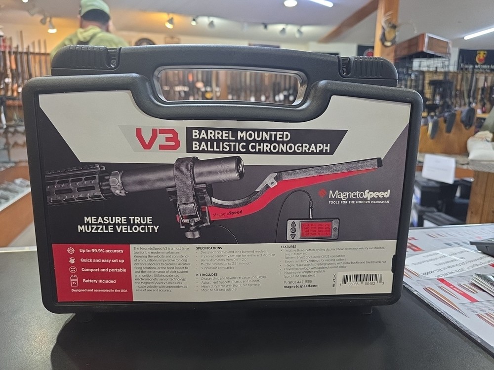 MagnetoSpeed V3 Chronograph Barrel Mount Msv3hc