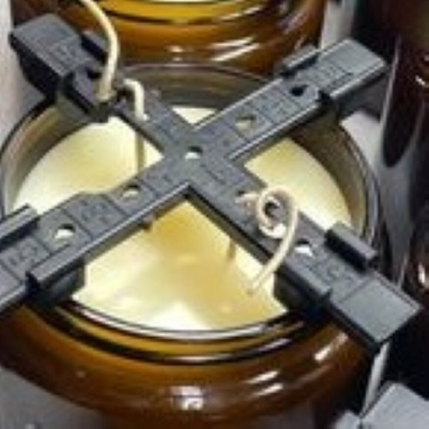 Universal Wick Holders - Adjustable Centering Device for Candle Makers - 50 pack