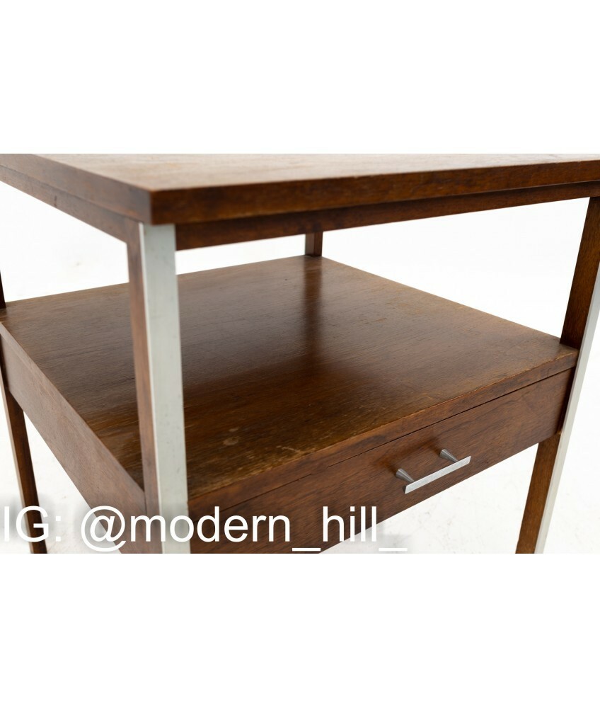 Paul McCobb for Calvin Linear Mid Century Side End Table
