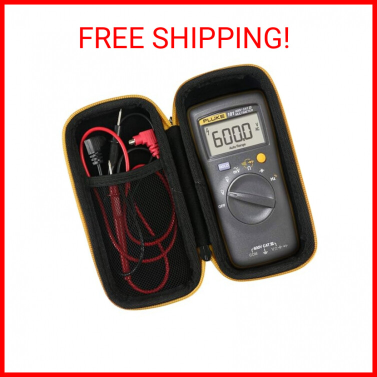 Khanka Hard Travel Case Replacement for Fluke 101/106/107 Basic Digital Multimet