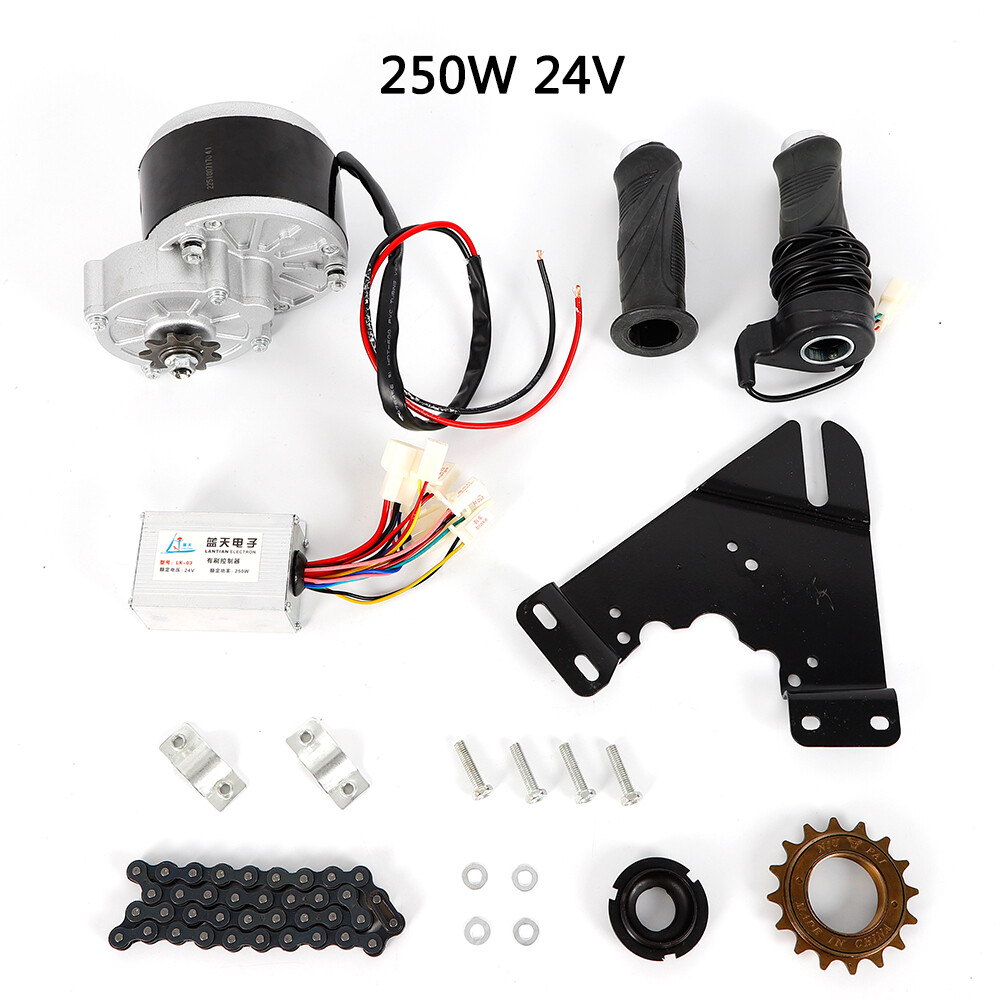 Electric Bicycle Motor Kit E-Bike Wheel Motor Conversion Chain Kit Controller