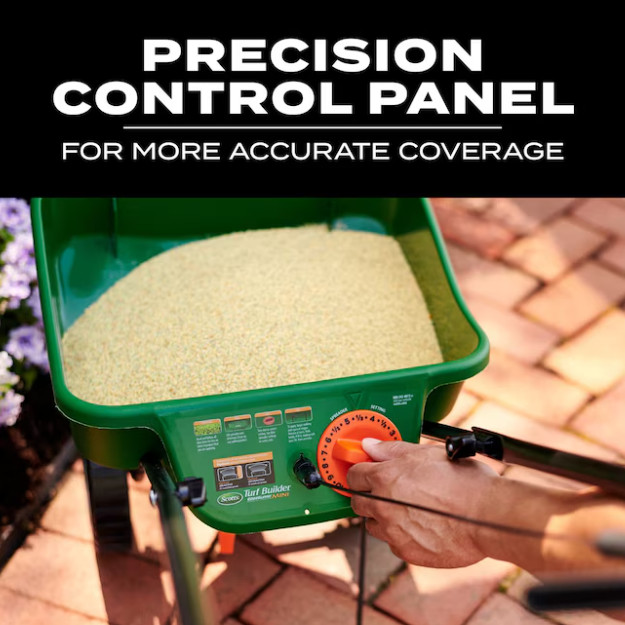 Scotts Turf Builder EdgeGuard Mini Broadcast Spreader Perfect