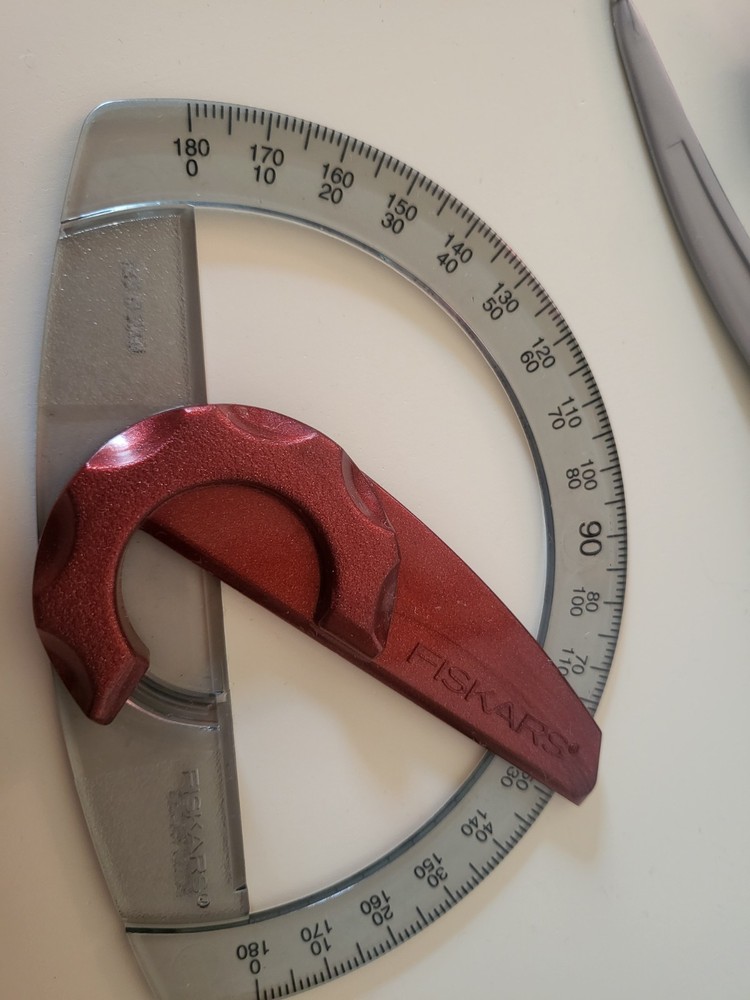 Fiskars Protractor Compass Set Used Preowned 2000s School Set