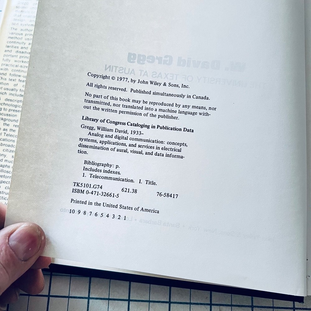 Analog & Digital Communication Concept System 1977 David Gregg Vintage Computing