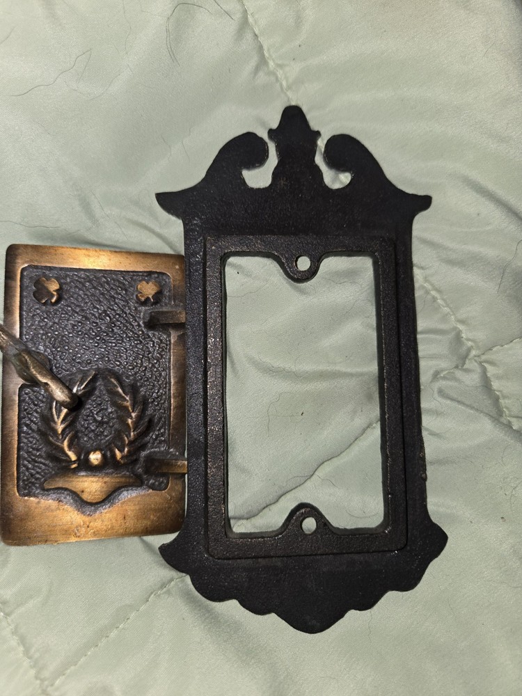 Antique Solid Brass Door Knocker Speak Easy Take A Look