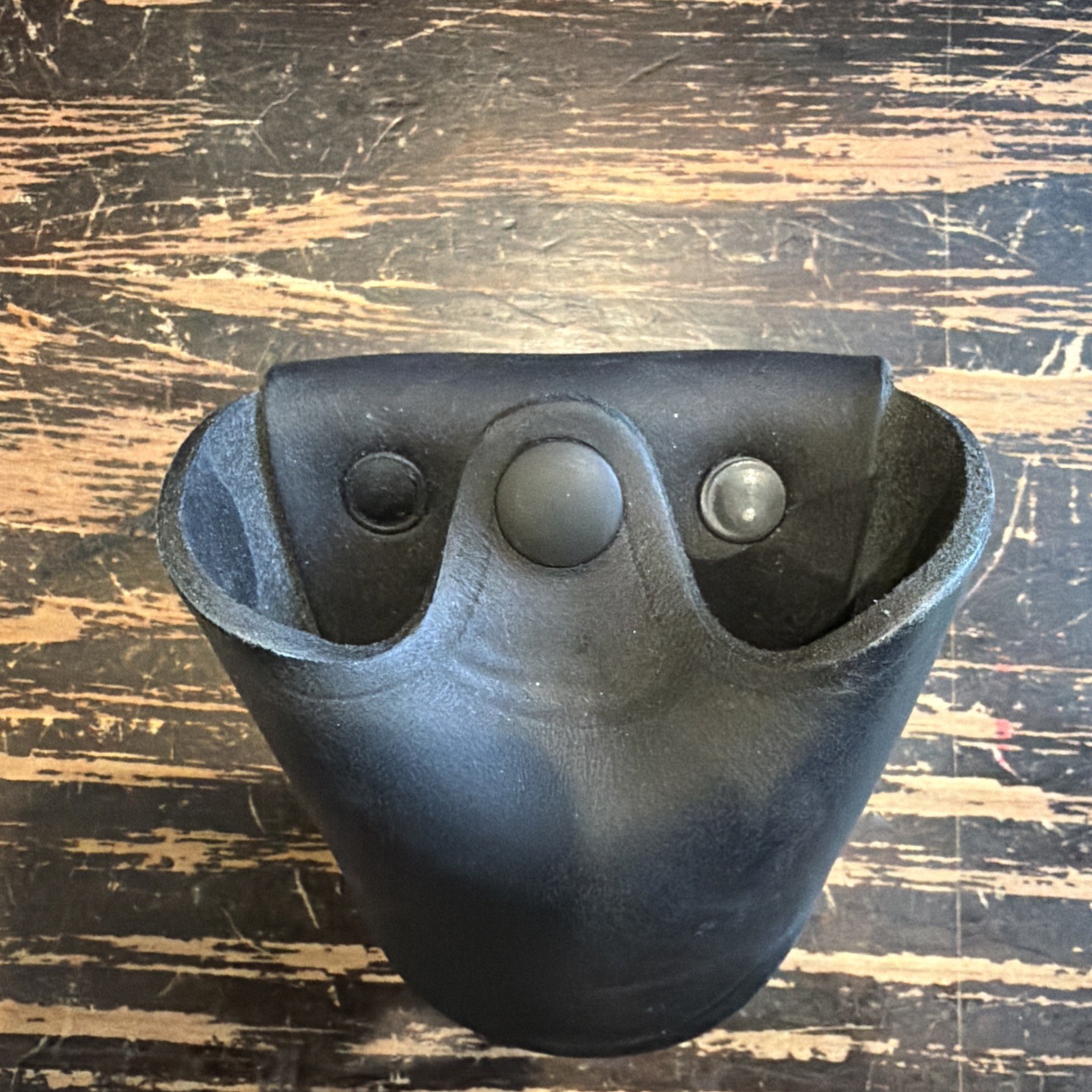 Handcuff Holster, Open Top Hand Cuff Holders for Duty Belt, Handcrafted Leath...