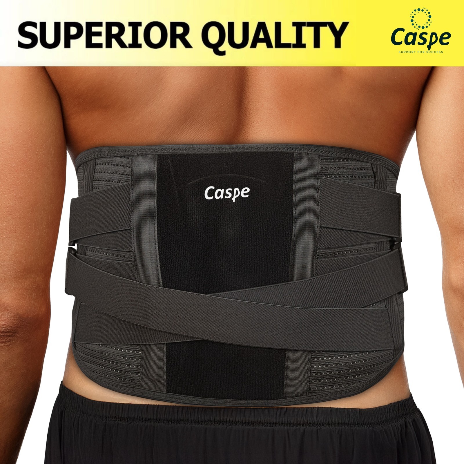 Adjustable Lower Back Brace Lumbar Support Waist Belt for Men Women Pain Relief